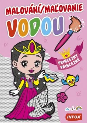 Maľovanie vodou - Princezné