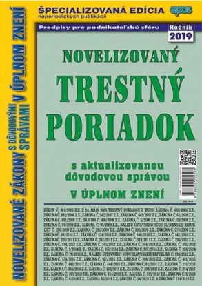 Novelizovaný Trestný poriadok 12/2019