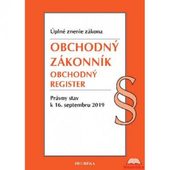 Obchodný zákonník, Obchodný register - Úzz (2019)