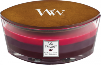 WoodWick sviečka loď Trilogy Ripened Berries