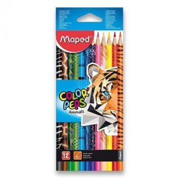 Pastelky MAPED Color' Peps Animals 12 ks