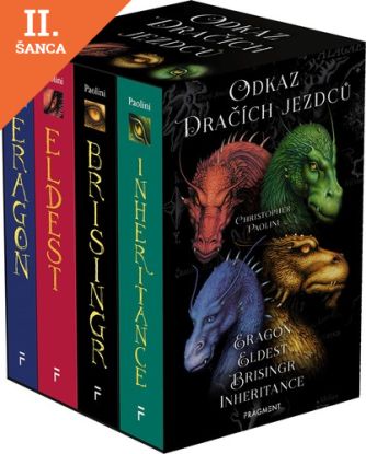 Lacná kniha Odkaz Dračích jezdců – Eragon,Eldest,Brisingr,Inherit (box)