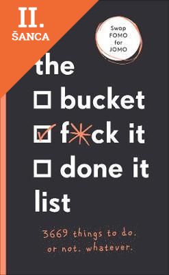 Lacná kniha The Bucket, Fck it, Done it List