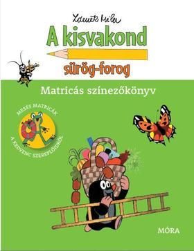 A kisvakond sürög-forog - Matricás színezőkönyv