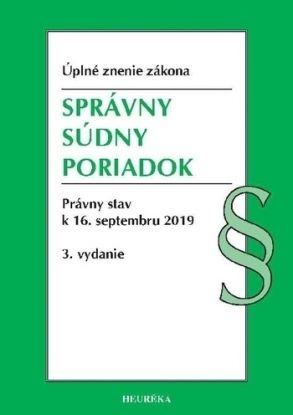 Správny súdny poriadok Úzz 3. vydanie, 2019