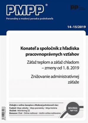 PMPP 14-15/2019 Konateľ a spoločník z hľadiska pracovnoprávnych vzťahov