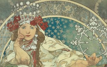 Stolový kalendár Alfons Mucha HU 2020, 23,1 x 14,5 cm