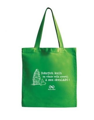 Zelená taška Knihožrút Dobrých kníh...