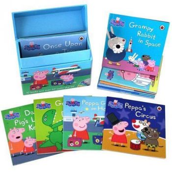 Peppa Box of Audio and Books