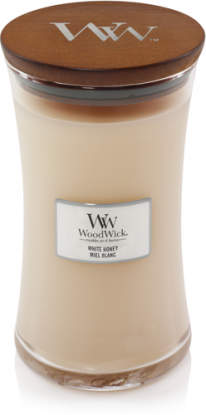 WoodWick sviečka veľká White Honey