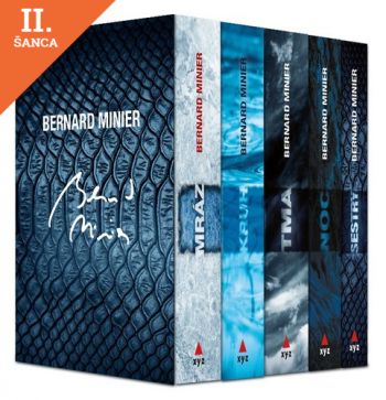 Lacná kniha Bernard Minier 5 box (česky) Mráz, Kruh, Tma, Noc, Sestry