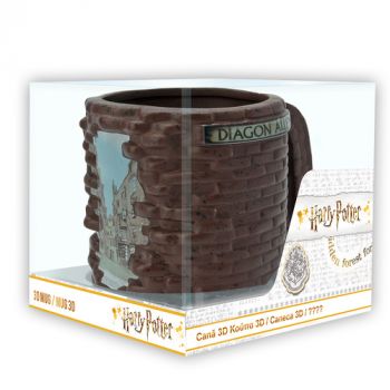Harry Potter: Příčná ulice  3D hrnek 500 ml