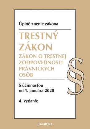 Trestný zákon + ZoTZPO Úzz, 4. vydanie, 2020