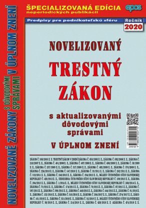 Novelizovaný trestný zákon 1/2020