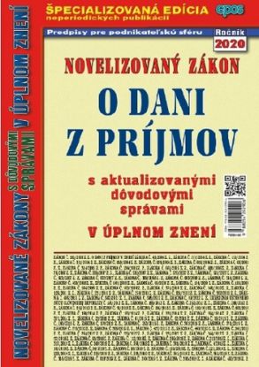 Novelizovaný zákon o dani z príjmov 21/2020