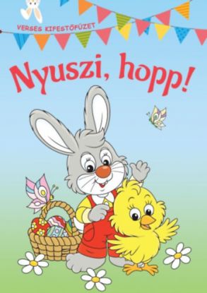 Nyuszi, hopp! - Verses kifestőfüzet