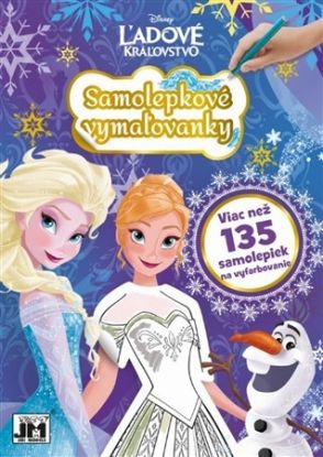Samolepkové vymaľovanky - Ľadové kráľovstvo