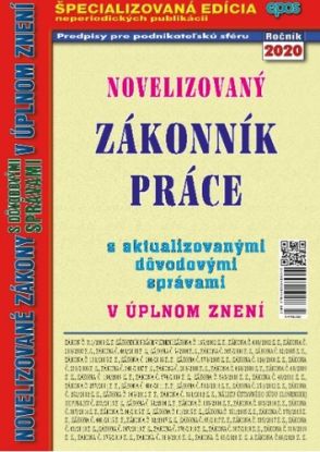 Novelizovaný zákonník práce 23/2020