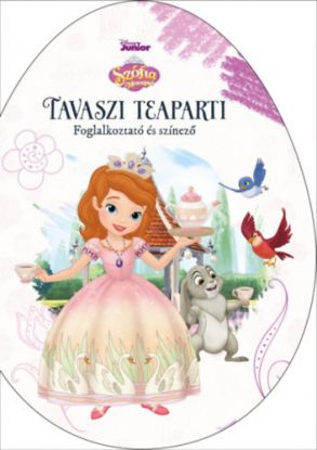Tavaszi teaparti - Foglalkoztató és színező