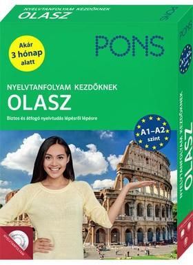 PONS Nyelvtanfolyam kezdőknek - Olasz (könyv+CD)