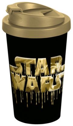 Star Wars: Logo gold Coffee to go pohár 400ml