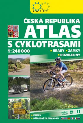 Česká republika Atlas s cyklotrasami 1:240T, 16.vydání