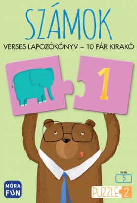 Számok - Verses lapozókönyv + 10 pár kirakó