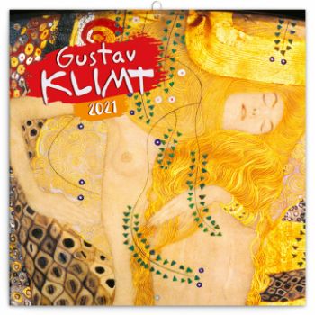 Poznámkový kalendár Gustav Klimt 2021, 30 × 30 cm