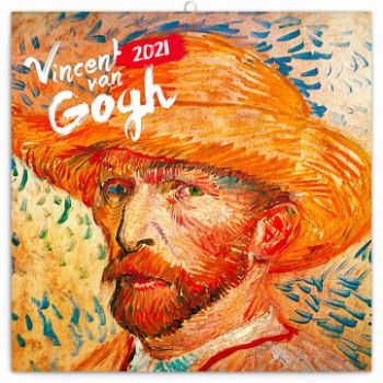 Poznámkový kalendár Vincent van Gogh 2021, 30 × 30 cm