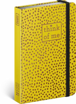 Týždenný diár Bodky – Think of me 2021, 11 × 16 cm