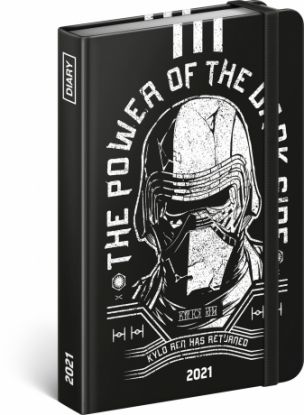Týždenný diár Star Wars – Kylo Ren 2021, 11 × 16 cm