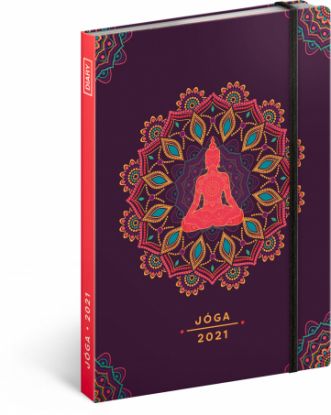 Joga diár 2021, 15 × 21 cm