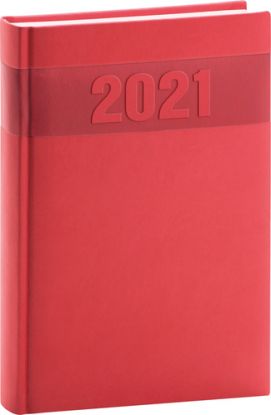 Denný diár Aprint 2021 červený