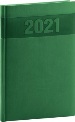 Týždenný diár Aprint 2021 zelený