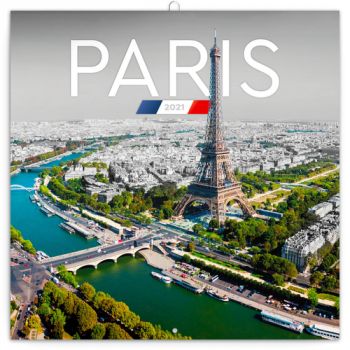 Poznámkový kalendár Paríž 2021