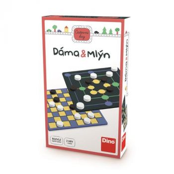 Cestovna hra Dáma a mlyn Dino
