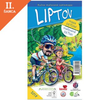 Lacná kniha Liptov - mapa deťom (cyklomapa)