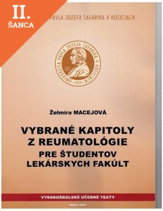 Lacná kniha Vybrané kapitoly z reumatológie pre študentov lekárskych fakúlt