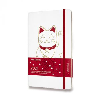 Diár MOLESKINE 2021 týždenný Maneki Neko L