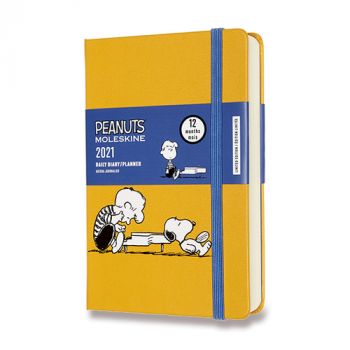 Diár MOLESKINE 2021 denný Peanuts Piano S