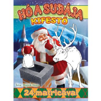 Hó a subája - Kifestő 24 matricával