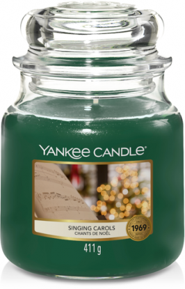 Yankee Candle sviečka stredná Singing Carols
