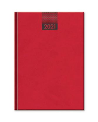 Manager diár B5 VENETIA červený 2021