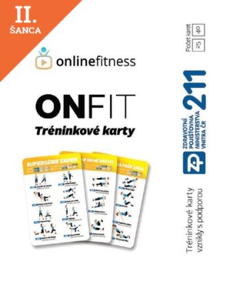 Lacná kniha ONFIT Tréninkové karty 40 karet