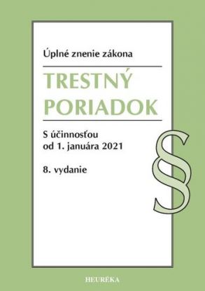 Trestný poriadok Úzz, 8. vydanie, 2021