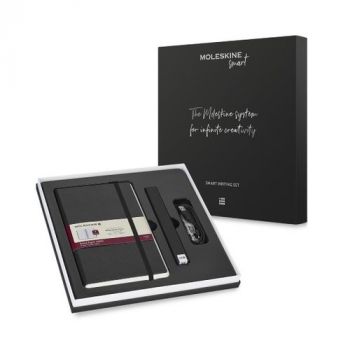 Sada MOLESKINE SMART WS Zápis.čern.lin,EllipsePen+