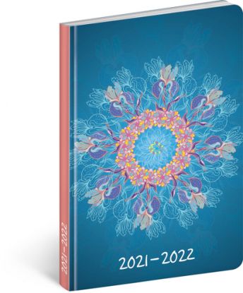 18mesačný diár Petito – Mandala 2021/2022, 11 × 17 cm