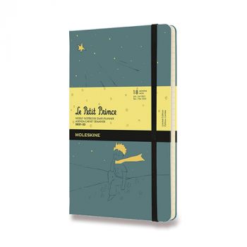 Diár MOLESKINE 18m 2021-2022 týždenný Petit Prince zelený L
