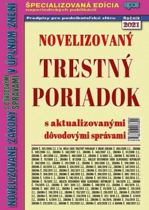 Novelizovaný trestný poriadok 14/2021