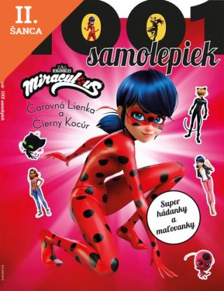 Lacná kniha Čarovná Lienka a Čierny Kocúr: 1001 samolepiek